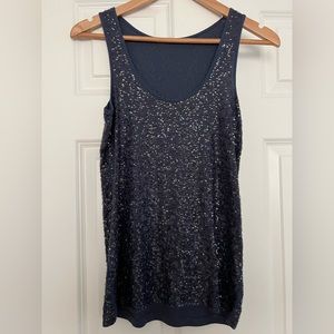 J Crew sequins tank top